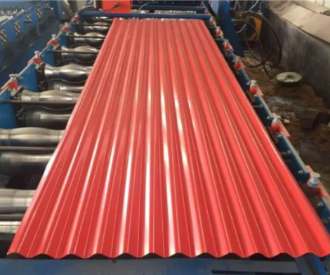 China Factory Seller Metal Galvanized Roofing Sheet Zinc Color Coated Corrugated Steel Sheet