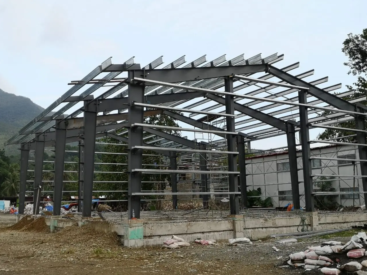 Steel Structure Warehouse Prefabricated Building Steel Shed Frame Surface ISO
