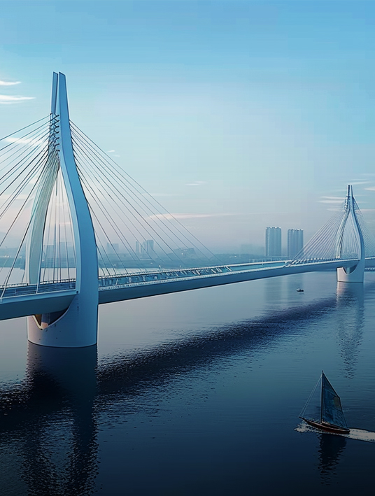 H Beam & Steel Plate Application for Shanghai Dishui Lake Cross-Sea Bridge Project